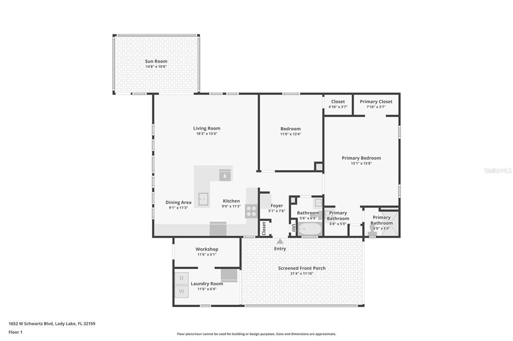 En Venta: $265,000 (2 camas, 2 baños, 1144 Pies cuadrados)