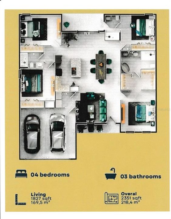 待售: $304,900 (4 贝兹, 3 浴室, 1827 平方英尺)