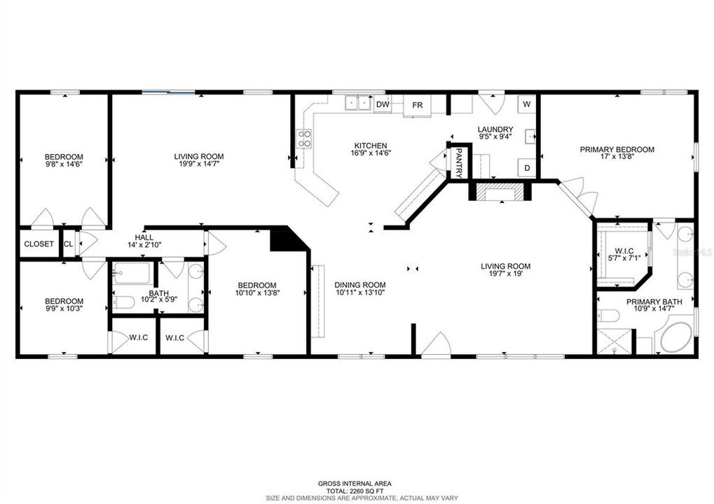 En Venta: $450,000 (4 camas, 2 baños, 2280 Pies cuadrados)