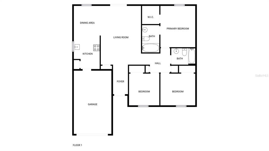 For Sale: $243,000 (3 beds, 2 baths, 1088 Square Feet)