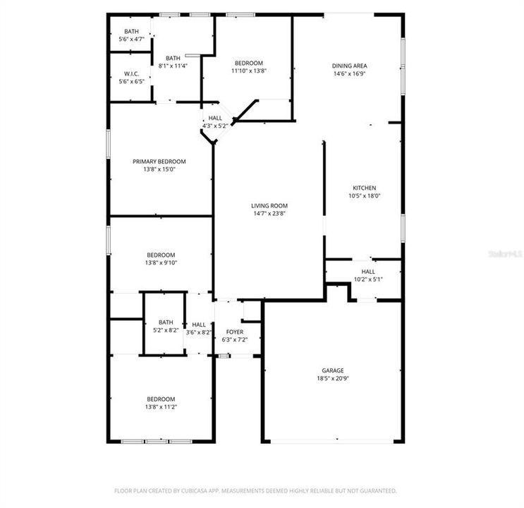 待售: $389,000 (4 贝兹, 2 浴室, 1836 平方英尺)