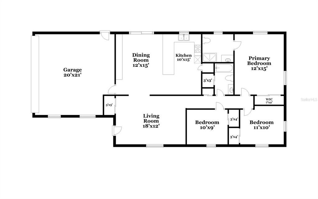 出租: $1,990 (3 贝兹, 2 浴室, 1320 平方英尺)