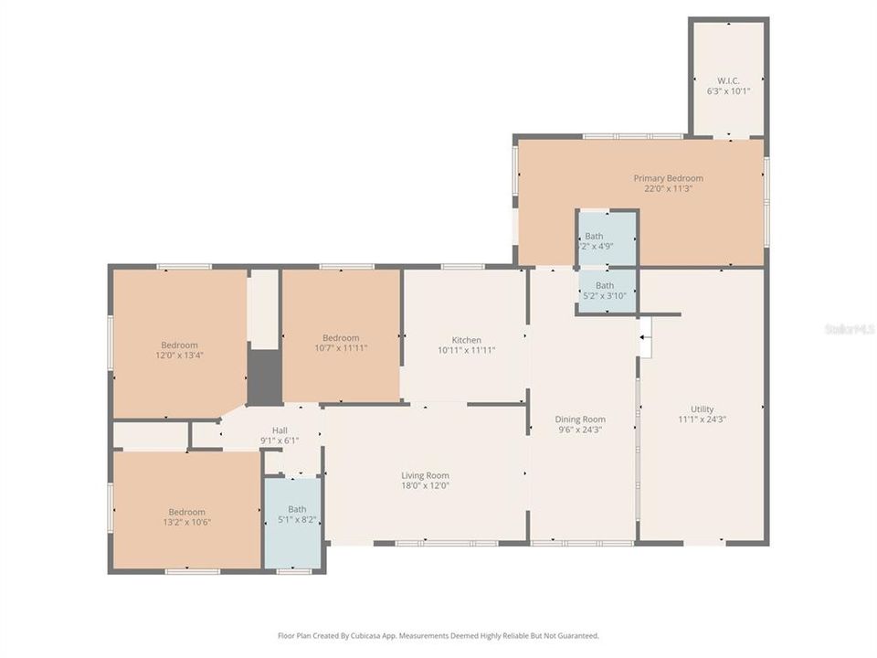 待售: $265,000 (4 贝兹, 2 浴室, 1549 平方英尺)