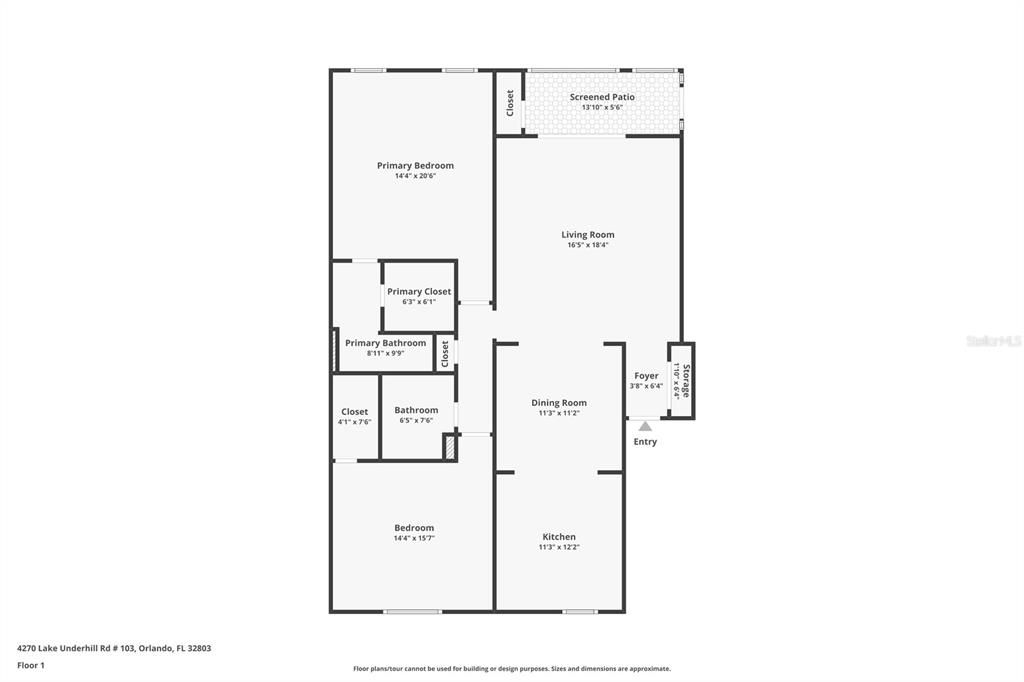For Sale: $250,000 (2 beds, 2 baths, 1400 Square Feet)