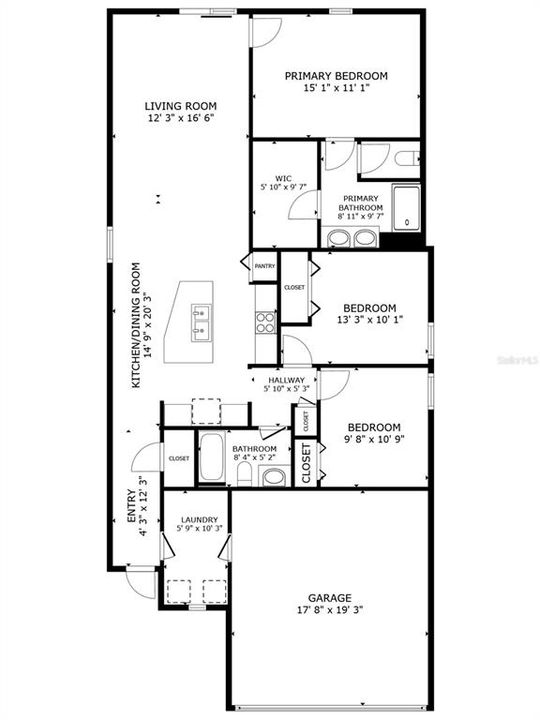 En Venta: $319,900 (3 camas, 2 baños, 1451 Pies cuadrados)