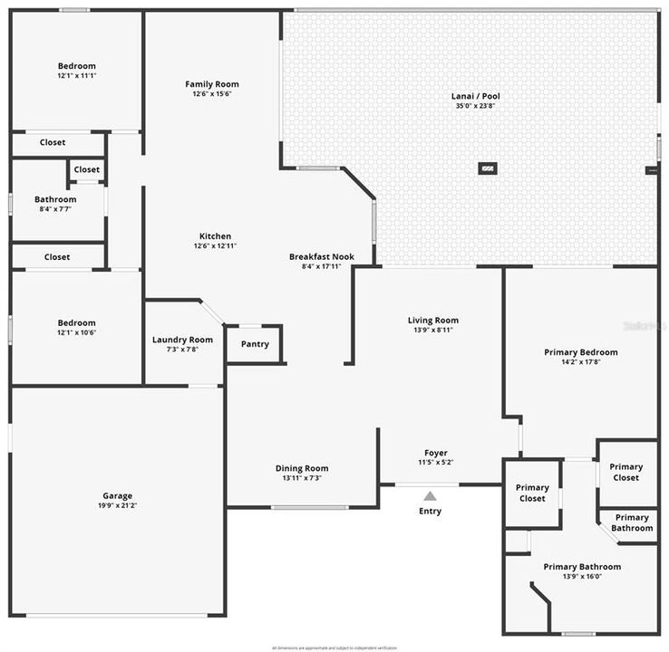 На продажу: $419,000 (3 спален, 2 ванн, 2047 Квадратных фут)
