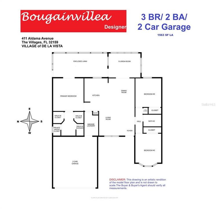 На продажу: $345,900 (3 спален, 2 ванн, 1563 Квадратных фут)