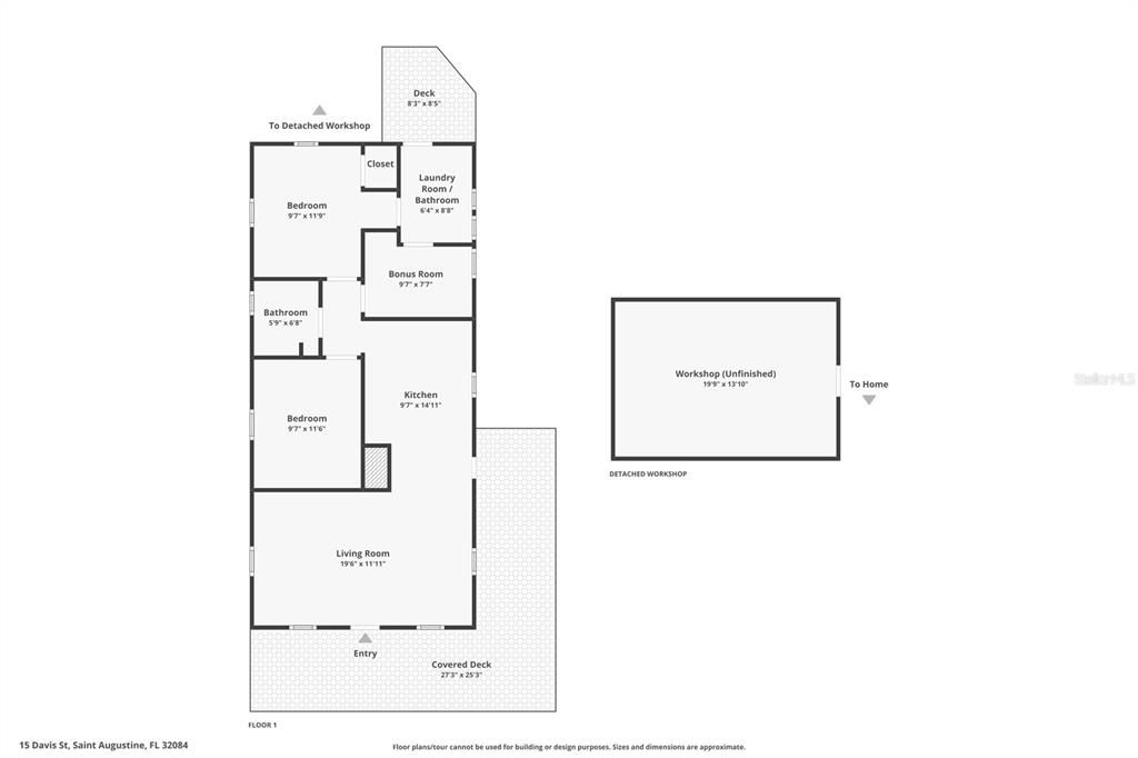 For Sale: $394,900 (2 beds, 1 baths, 880 Square Feet)