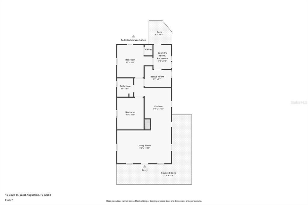 For Sale: $394,900 (2 beds, 1 baths, 880 Square Feet)