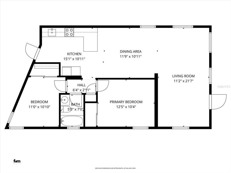 En Venta: $375,000 (2 camas, 1 baños, 865 Pies cuadrados)