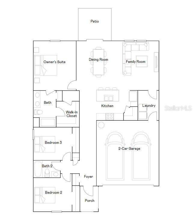 В аренду: $2,050 (3 спален, 2 ванн, 1560 Квадратных фут)