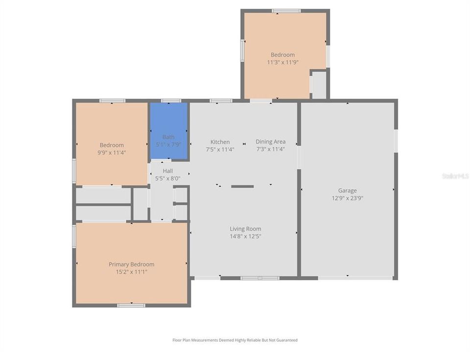 На продажу: $235,000 (3 спален, 1 ванн, 995 Квадратных фут)