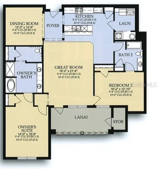 For Sale: $549,000 (2 beds, 2 baths, 1823 Square Feet)