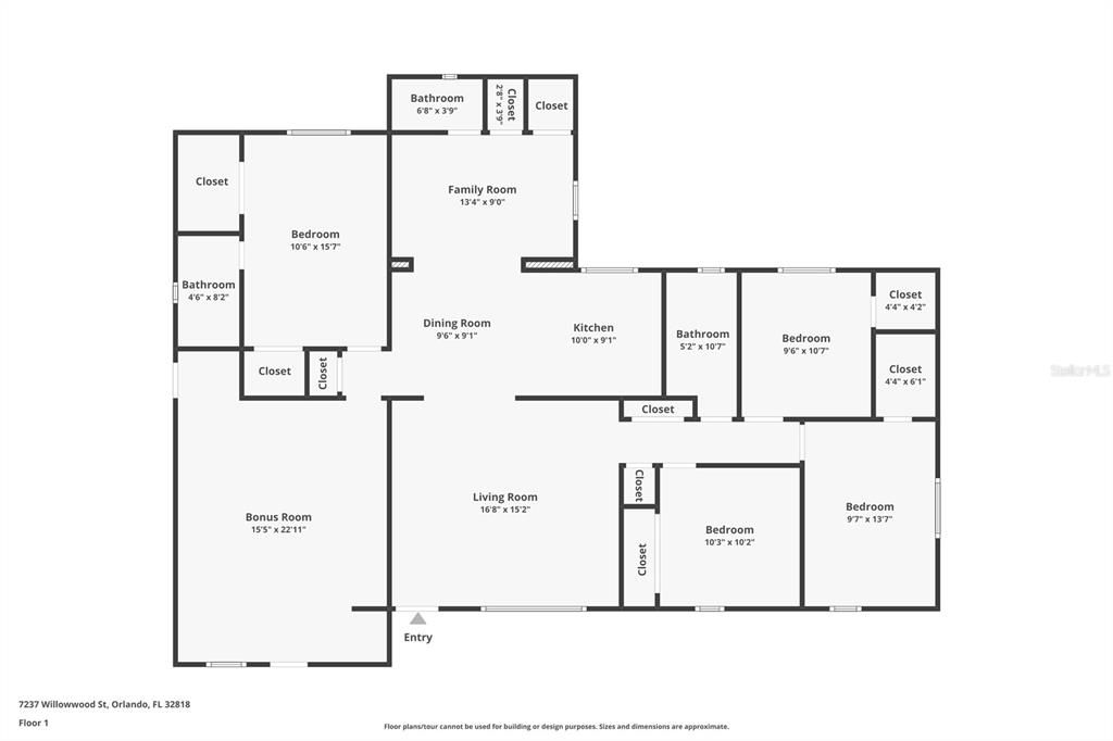 En Venta: $325,000 (4 camas, 3 baños, 1860 Pies cuadrados)