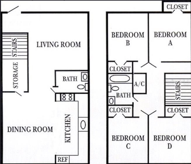 For Rent: $1,390 (4 beds, 1 baths, 972 Square Feet)
