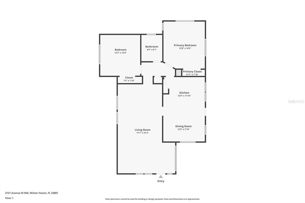 For Sale: $210,000 (2 beds, 1 baths, 1208 Square Feet)