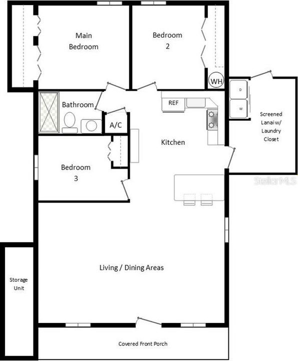 待售: $174,900 (3 贝兹, 1 浴室, 896 平方英尺)
