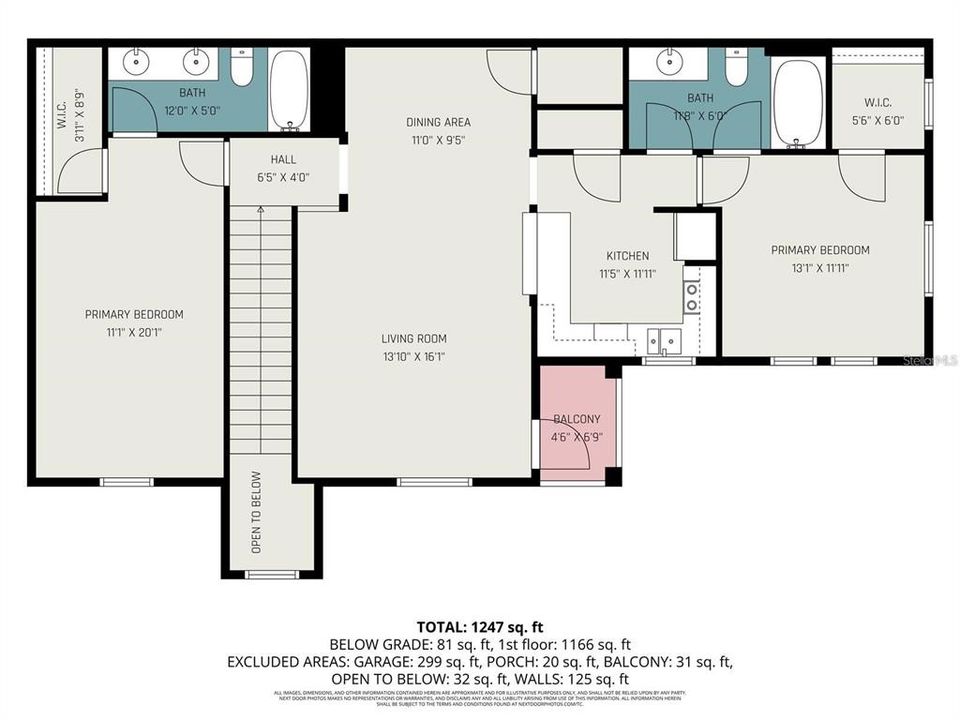 For Rent: $1,975 (2 beds, 2 baths, 1182 Square Feet)