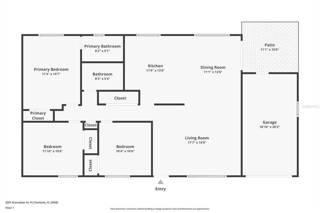 En Venta: $225,000 (3 camas, 2 baños, 1183 Pies cuadrados)