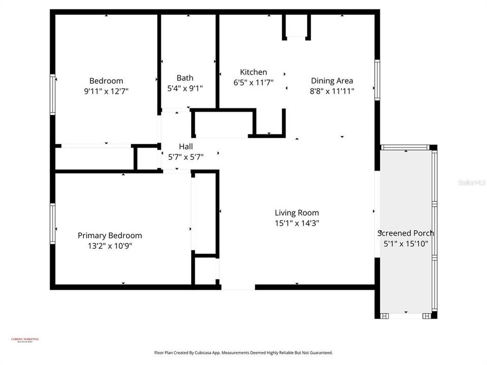 For Sale: $189,900 (2 beds, 1 baths, 924 Square Feet)