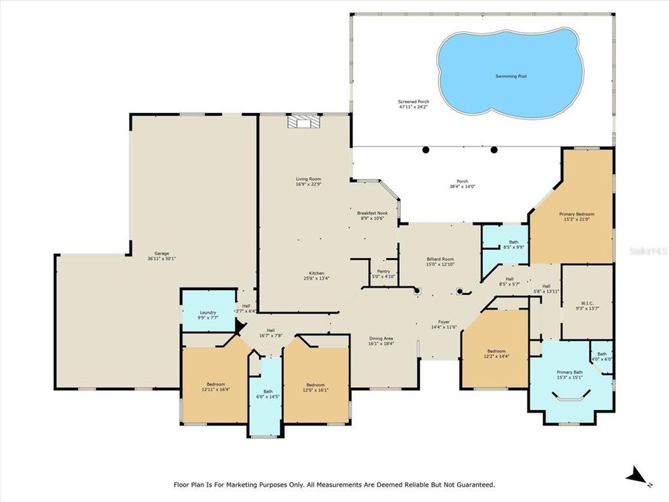 For Sale: $729,000 (3 beds, 3 baths, 3320 Square Feet)