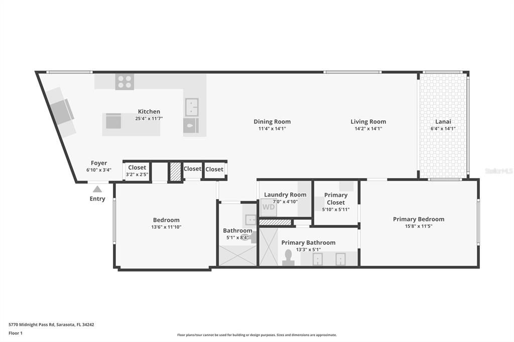待售: $1,395,000 (2 贝兹, 2 浴室, 1337 平方英尺)