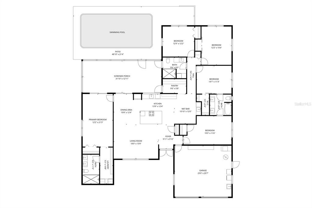 En Venta: $1,595,000 (5 camas, 3 baños, 2495 Pies cuadrados)