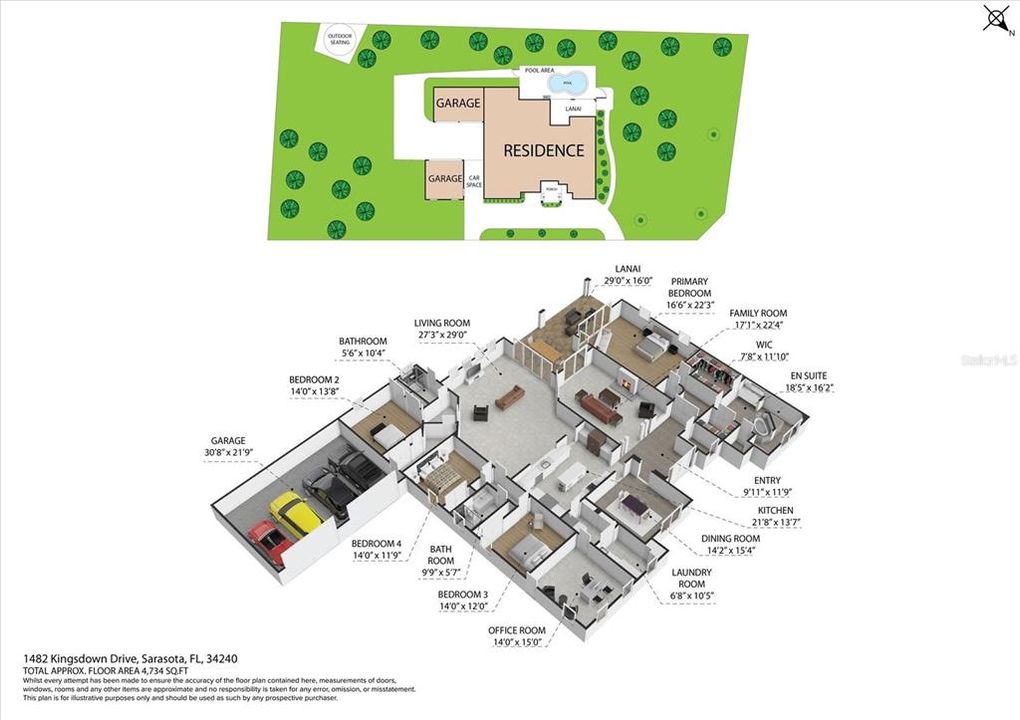 For Sale: $1,279,000 (4 beds, 3 baths, 4521 Square Feet)