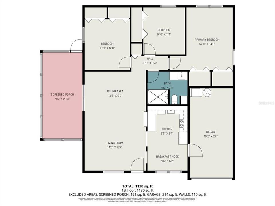 待售: $234,900 (3 贝兹, 1 浴室, 1228 平方英尺)