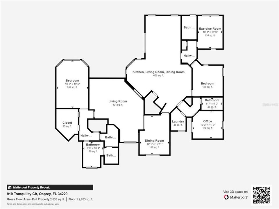 На продажу: $1,099,000 (4 спален, 3 ванн, 2854 Квадратных фут)