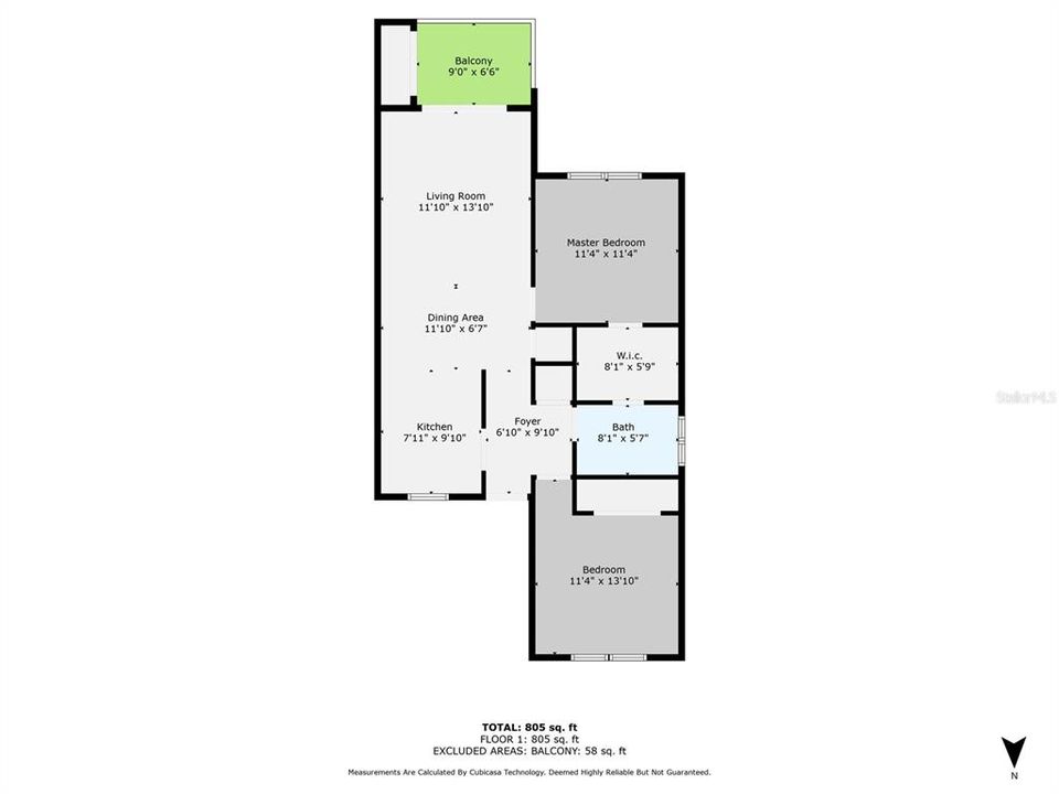 For Rent: $1,750 (2 beds, 1 baths, 900 Square Feet)