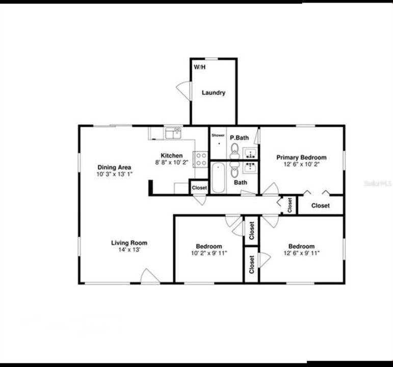 En Venta: $310,000 (3 camas, 2 baños, 1000 Pies cuadrados)
