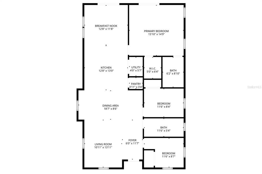 Active With Contract: $550,000 (3 beds, 2 baths, 1497 Square Feet)