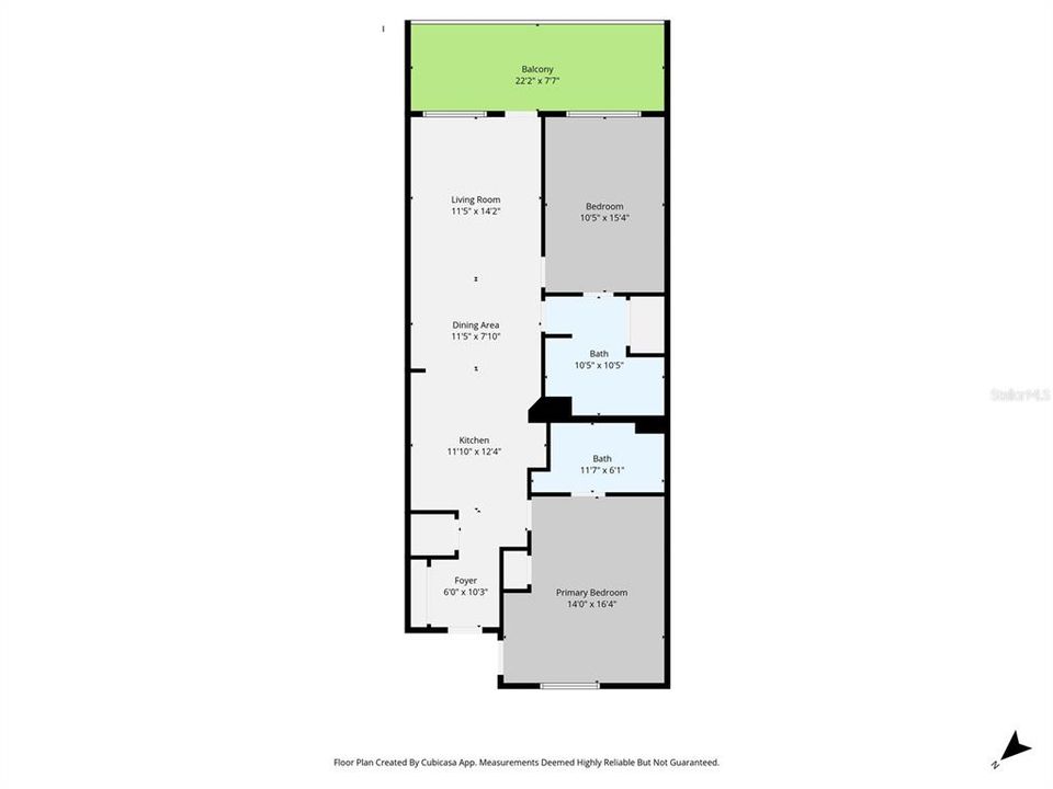 For Sale: $799,000 (2 beds, 2 baths, 1110 Square Feet)