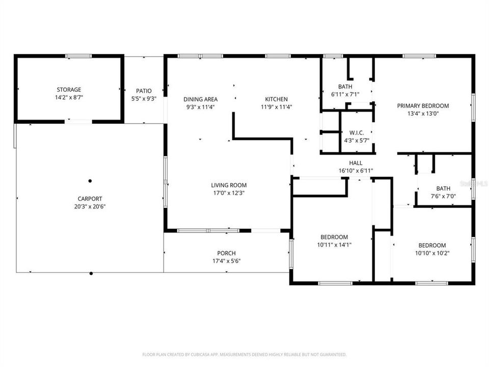 For Sale: $279,900 (3 beds, 2 baths, 1257 Square Feet)