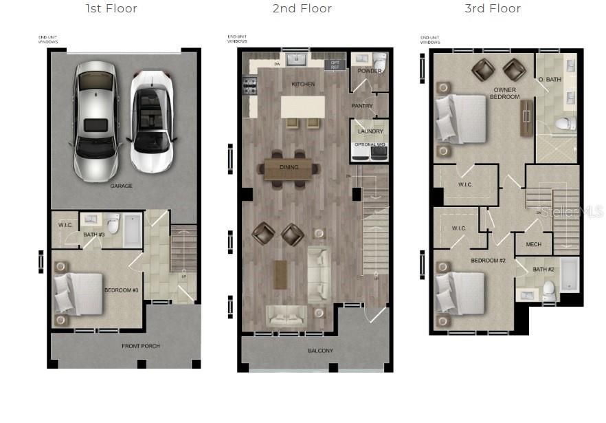 На продажу: $685,000 (3 спален, 3 ванн, 1827 Квадратных фут)