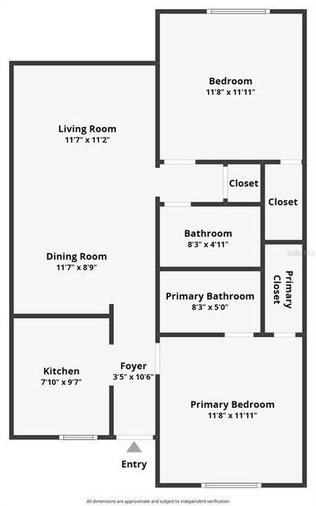 For Sale: $165,000 (2 beds, 2 baths, 879 Square Feet)