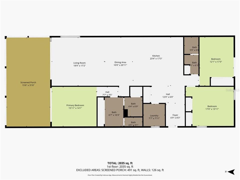 待售: $445,000 (3 贝兹, 2 浴室, 2069 平方英尺)