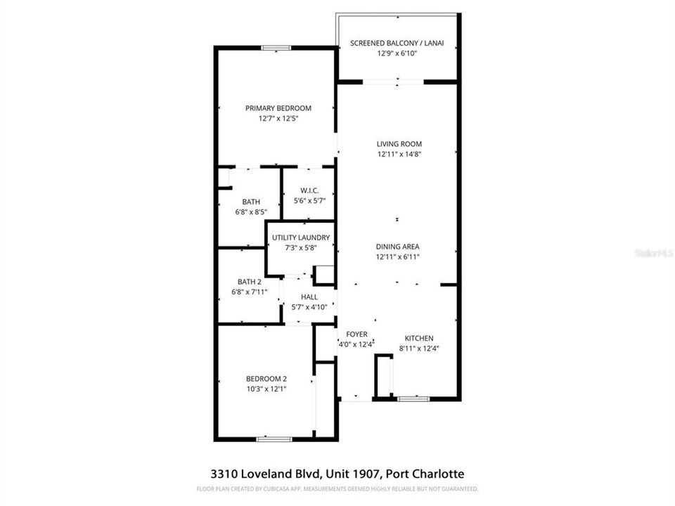 На продажу: $145,000 (2 спален, 2 ванн, 1044 Квадратных фут)