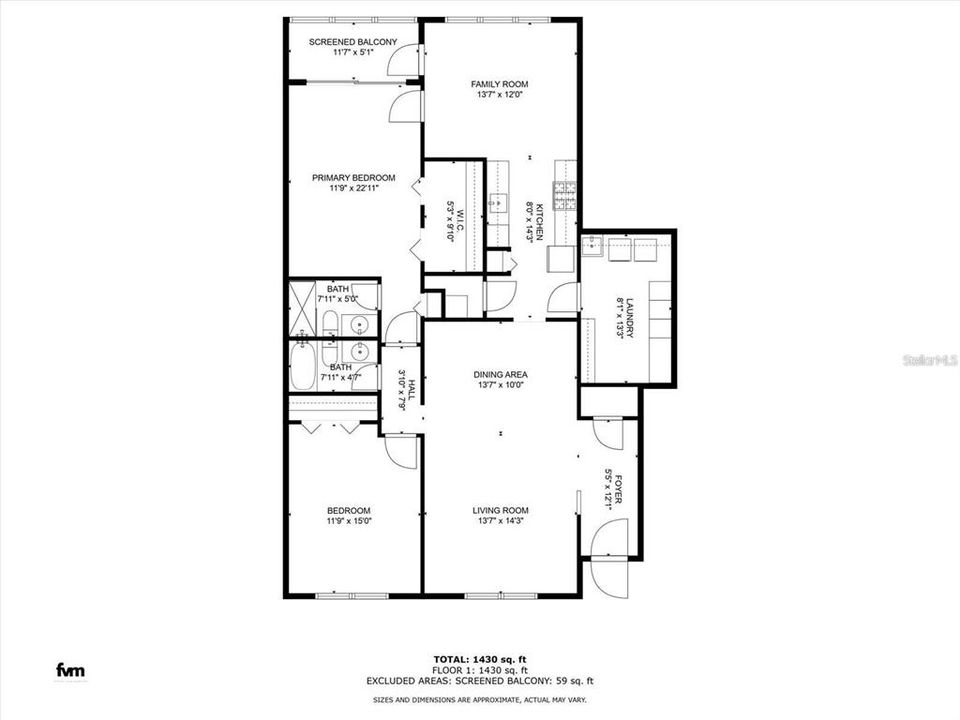 На продажу: $270,000 (2 спален, 2 ванн, 1440 Квадратных фут)
