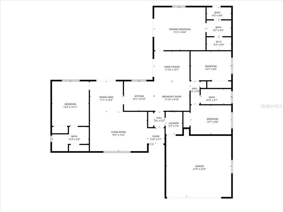 На продажу: $290,000 (4 спален, 3 ванн, 1920 Квадратных фут)