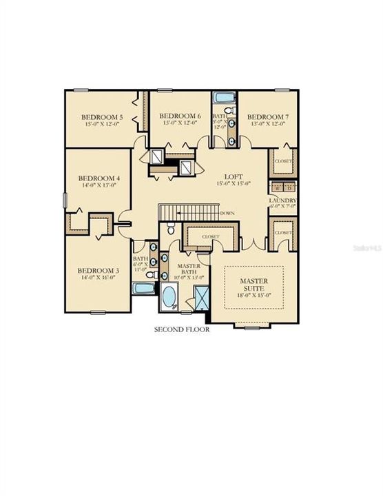 For Rent: $3,700 (7 beds, 4 baths, 4081 Square Feet)