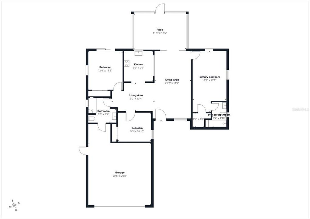 待售: $200,000 (3 贝兹, 2 浴室, 1185 平方英尺)