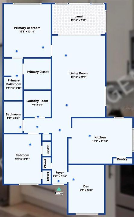 En Venta: $299,000 (2 camas, 2 baños, 1406 Pies cuadrados)