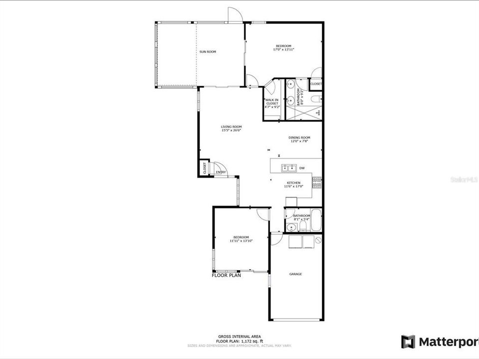 待售: $259,900 (2 贝兹, 2 浴室, 1226 平方英尺)