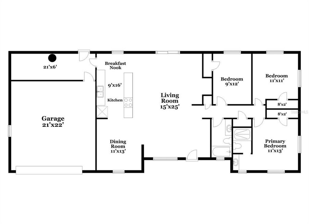 出租: $1,850 (3 贝兹, 2 浴室, 1467 平方英尺)