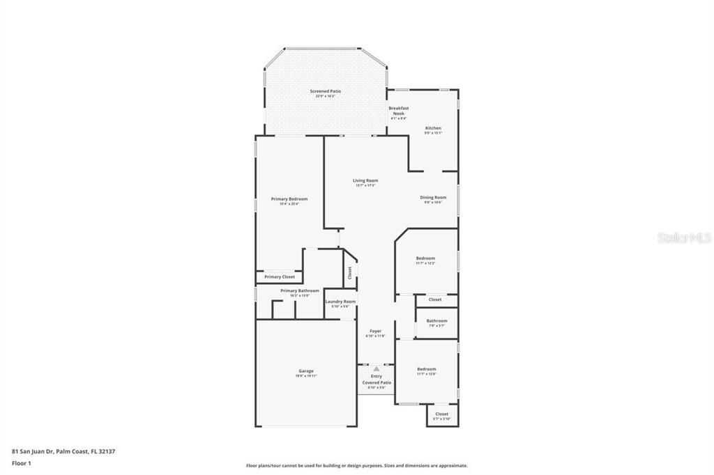 На продажу: $449,000 (3 спален, 2 ванн, 1844 Квадратных фут)