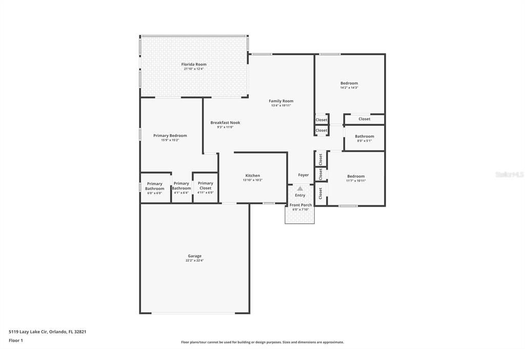 На продажу: $395,000 (3 спален, 2 ванн, 1612 Квадратных фут)