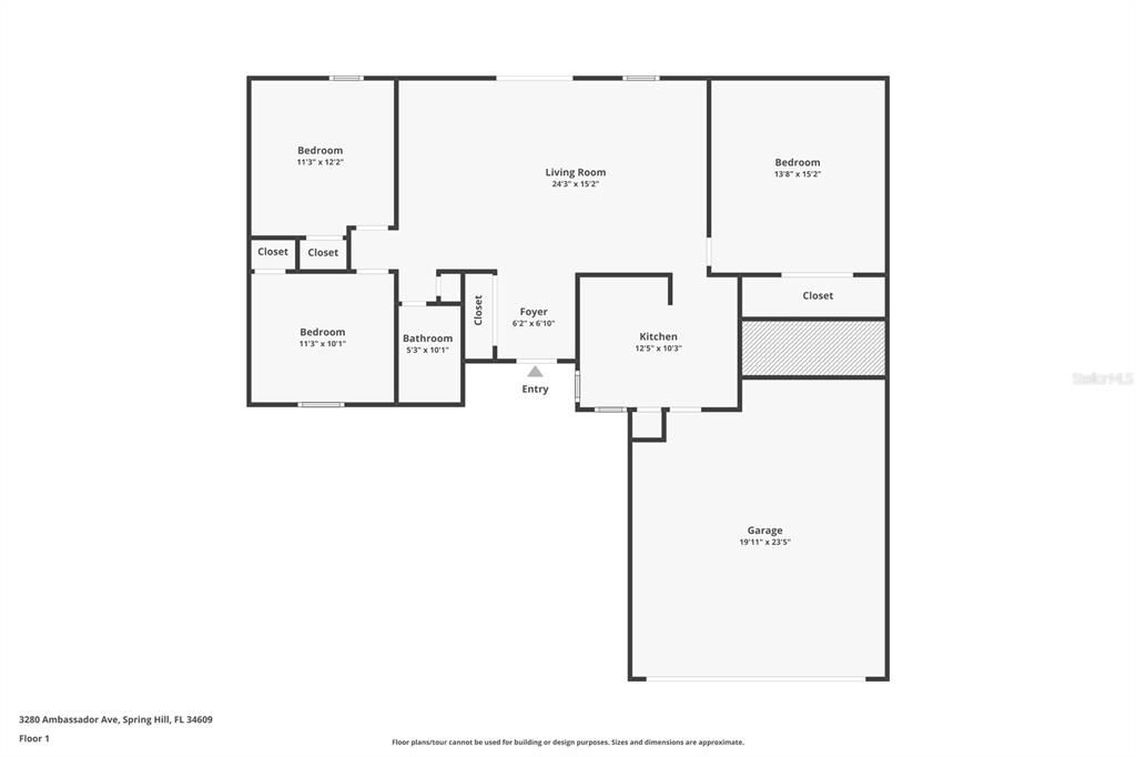 待售: $260,000 (3 贝兹, 2 浴室, 1268 平方英尺)