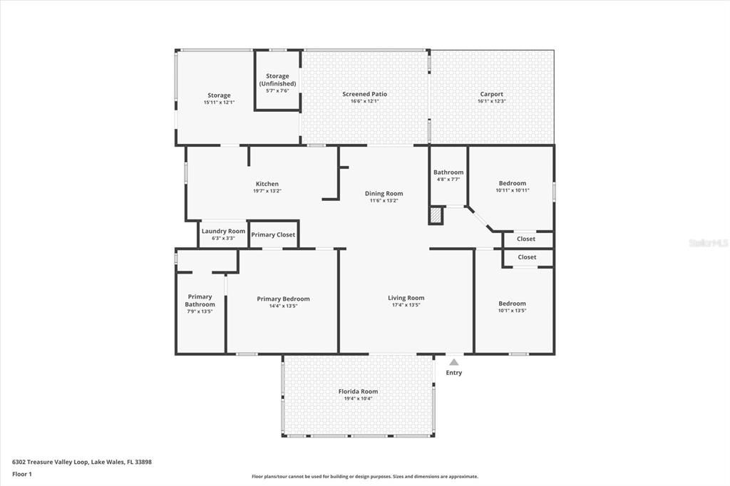 На продажу: $185,000 (3 спален, 2 ванн, 1296 Квадратных фут)